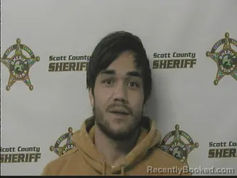 Mugshot of TRENTON HEARIN booked in Scott County, Indiana on March 17, 2026