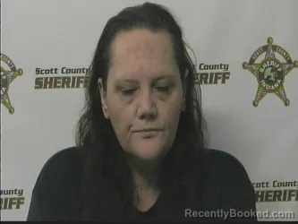 Mugshot of CRYSTAL GUFFEY booked in Scott County, Indiana on March 18, 2026