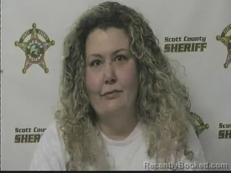 Mugshot of MAKAYLA BOLEY booked in Scott County, Indiana on March 19, 2026