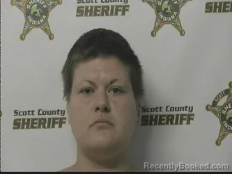 Mugshot of TIFFANY SKAGGS booked in Scott County, Indiana on March 26, 2026