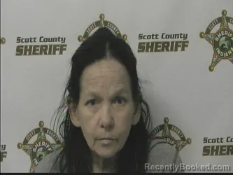 Mugshot of LINDA COMBS booked in Scott County, Indiana on March 27, 2026