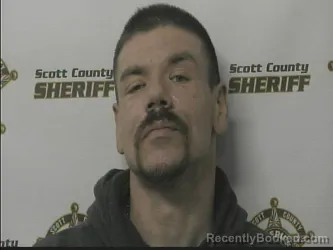 Mugshot of CALIN THOMAS booked in Scott County, Indiana on March 29, 2026