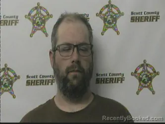 Mugshot of DONALD NICHOLSON booked in Scott County, Indiana on March 30, 2026