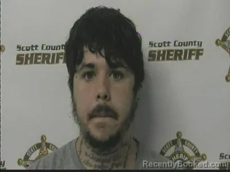 Mugshot of DYLAN HYDE booked in Scott County, Indiana on March 31, 2026