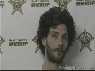 Mugshot of MATTHEW SMITH booked in Scott County, Indiana on April 3, 2026