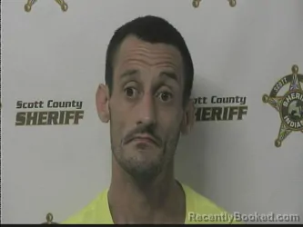 Mugshot of JEREME KOCH booked in Scott County, Indiana on April 4, 2026