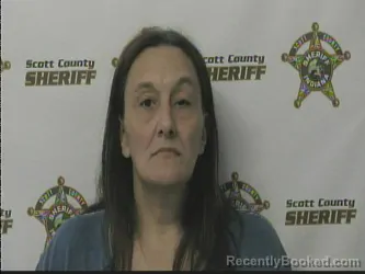 Mugshot of AMY LUVIANOS booked in Scott County, Indiana on April 9, 2026