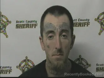 Mugshot of ETHAN PIERCE booked in Scott County, Indiana on April 10, 2026