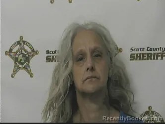 Mugshot of LARISSA CLEGG booked in Scott County, Indiana on April 15, 2026