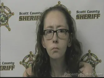 Mugshot of TIFFANY CAREY booked in Scott County, Indiana on April 15, 2026