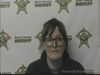 Mugshot of LISA JONES booked in Scott County, Indiana on April 21, 2026