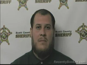 Mugshot of CHRISTIAN LINDEBLAD booked in Scott County, Indiana on April 21, 2026