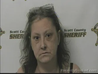 Mugshot of TYRA ZOLLMAN booked in Scott County, Indiana on April 22, 2026