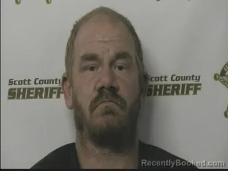 Mugshot of DANIEL CRADY booked in Scott County, Indiana on May 4, 2026