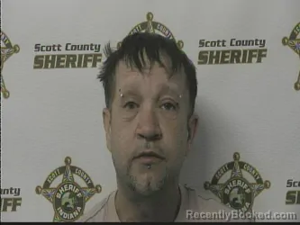 Mugshot of CHARLIE STACY booked in Scott County, Indiana on May 27, 2026