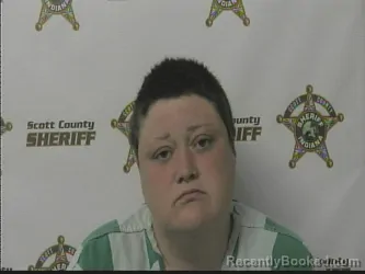 Mugshot of ALICIA BAILEY booked in Scott County, Indiana on July 28, 2026