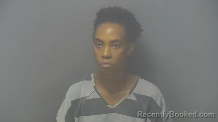 Mugshot of Ayrica L Adams booked in Shelby County, Indiana on August 21, 2026
