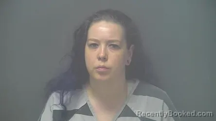 Mugshot of ASHLEY NICOLE DISHON booked in Shelby County, Indiana on July 16, 2026