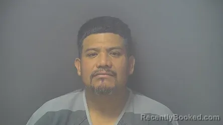 Mugshot of AARON DOMINGUEZ booked in Shelby County, Indiana on July 15, 2026