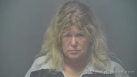 Mugshot of April Delane Head booked in Shelby County, Indiana on August 20, 2026