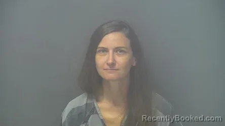 Mugshot of Ashley Nicole Lawson booked in Shelby County, Indiana on August 24, 2026