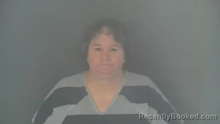 Mugshot of AMY SUE MCLANE booked in Shelby County, Indiana on April 3, 2026