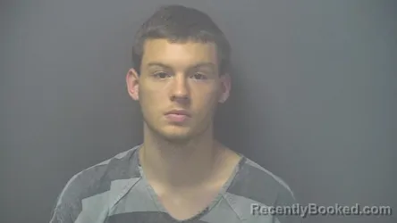 Mugshot of Ashton Michael Schofner booked in Shelby County, Indiana on July 27, 2026