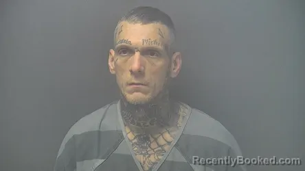 Mugshot of BILLY A BURKHART booked in Shelby County, Indiana on June 9, 2026