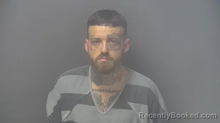 Mugshot of Brass Allen Galbreath booked in Shelby County, Indiana on September 30, 2026
