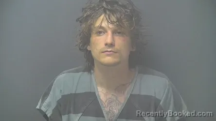 Mugshot of BRADY SPENCER SPAULDING booked in Shelby County, Indiana on June 27, 2026
