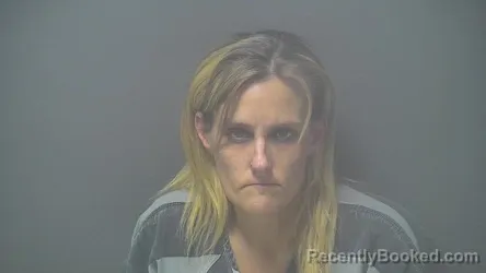 Mugshot of Brittany Shroyer booked in Shelby County, Indiana on October 2, 2026
