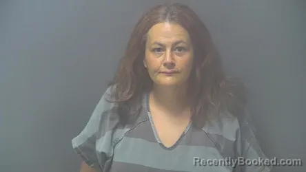 Mugshot of CRYSTAL DAWN BELLES booked in Shelby County, Indiana on June 30, 2026