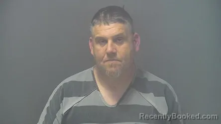 Mugshot of Chad R Dixon booked in Shelby County, Indiana on October 23, 2026