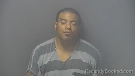 Mugshot of CARLOS KAYZON DENTON booked in Shelby County, Indiana on June 14, 2026