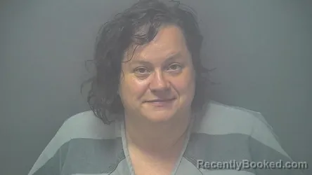 Mugshot of Christina Dawn Hersley booked in Shelby County, Indiana on July 31, 2026