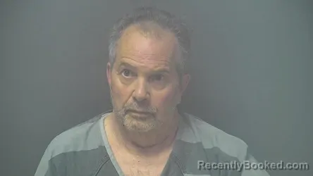Mugshot of CHARLES RONALD HANER booked in Shelby County, Indiana on July 17, 2026