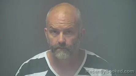 Mugshot of Charles Arthur Joyce booked in Shelby County, Indiana on September 30, 2026