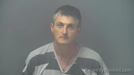 Mugshot of Casey James Mull booked in Shelby County, Indiana on October 14, 2026
