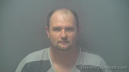 Mugshot of Chase Allen Pruitt booked in Shelby County, Indiana on August 14, 2026