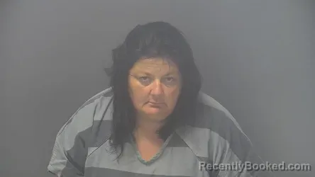 Mugshot of Charity Elizabeth Popplewell booked in Shelby County, Indiana on October 1, 2026