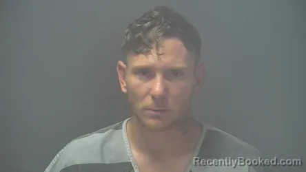 Mugshot of Dustin Lee Patrick booked in Shelby County, Indiana on September 13, 2026