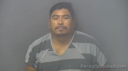 Mugshot of Diego Paiz-Ordonez booked in Shelby County, Indiana on September 13, 2026