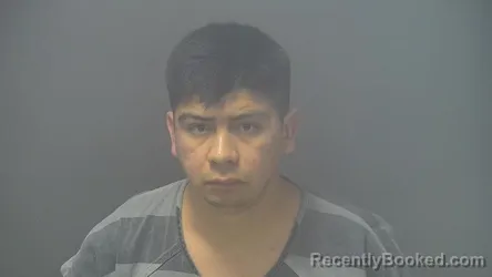 Mugshot of Emmanuel Cabanas Vidal booked in Shelby County, Indiana on August 21, 2026