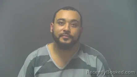 Mugshot of Eric Jymisn Harris booked in Shelby County, Indiana on October 25, 2026