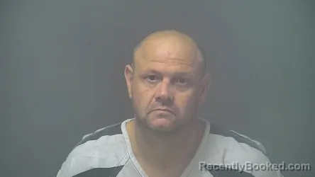Mugshot of Erik Thomas booked in Shelby County, Indiana on October 15, 2026
