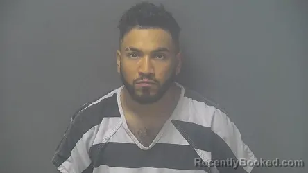 Mugshot of Edwin Antonio Villatoro booked in Shelby County, Indiana on October 21, 2026