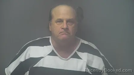 Mugshot of Gerald Wayne Cardaronella booked in Shelby County, Indiana on September 30, 2026