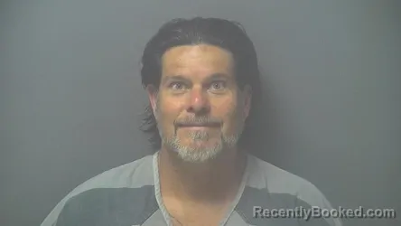Mugshot of Gregory F Hensley booked in Shelby County, Indiana on July 31, 2026