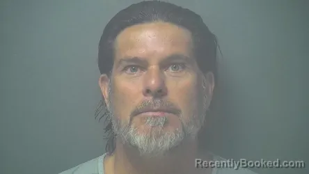 Mugshot of Gregory F Hensley booked in Shelby County, Indiana on August 14, 2026