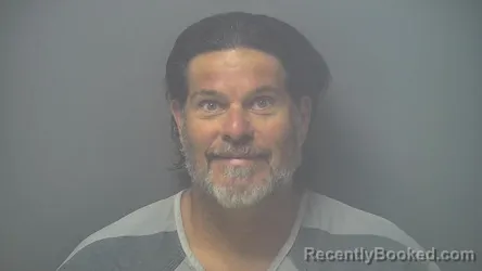 Mugshot of Gregory F Hensley booked in Shelby County, Indiana on August 7, 2026